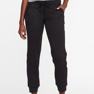 BLACK sweater knit joggers